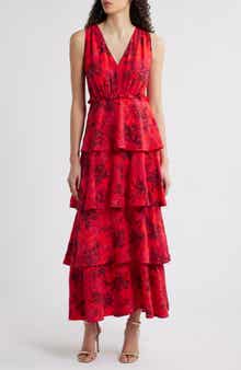 Chelsea28 Floral Tiered Maxi Dress