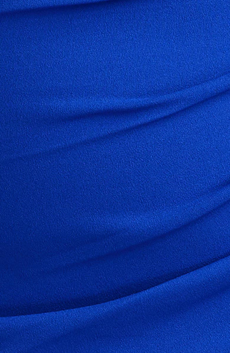 Tadashi Shoji Side Ruched Cocktail Dress, Alternate, color, Mystic Blue