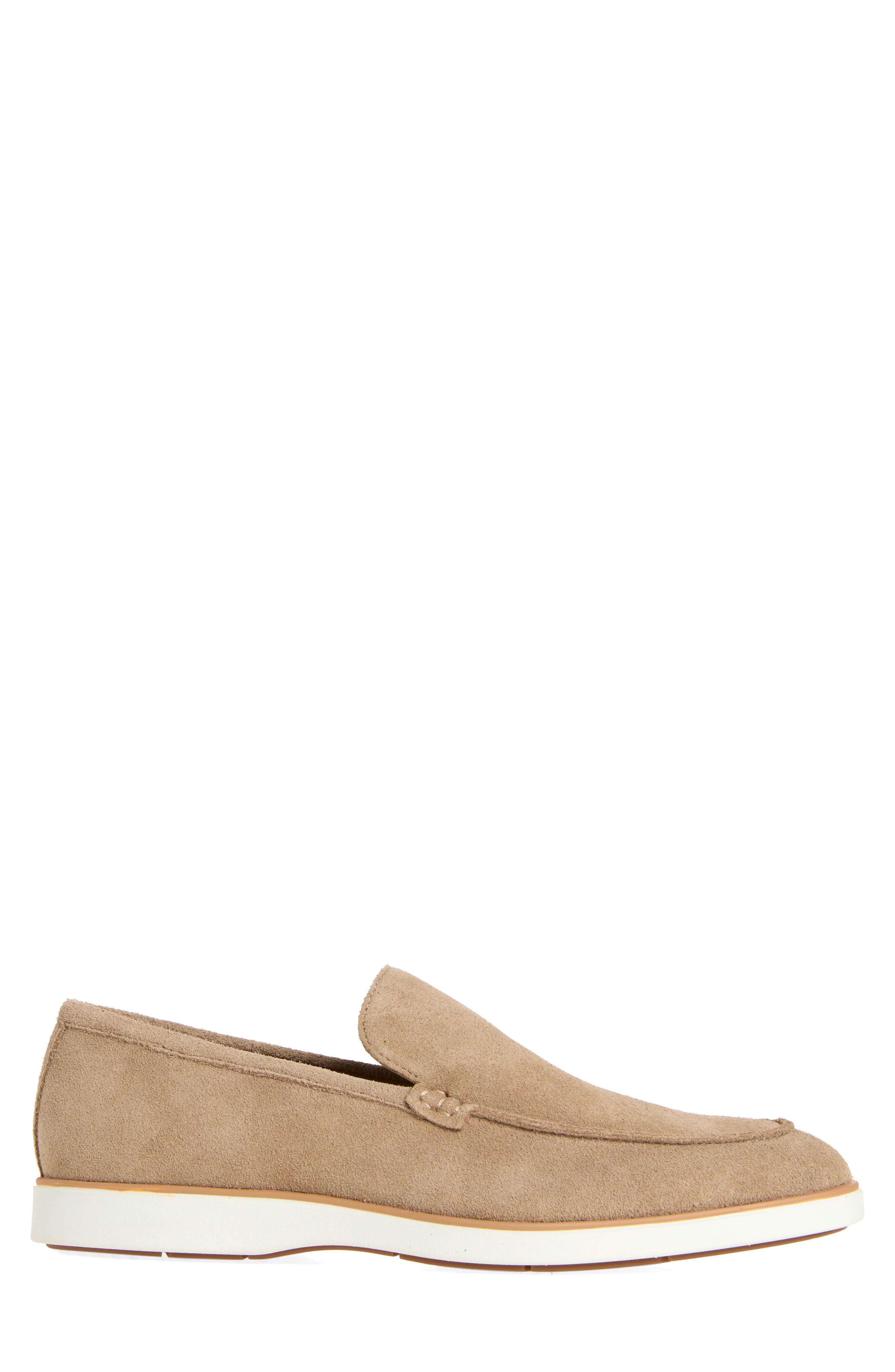 VITTORIO RUSSO Alto Loafer, Alternate, color, Silk Suede Cocoa
