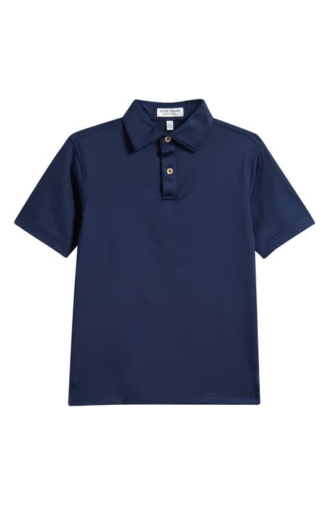 Kids' Solid Performance Jersey Polo