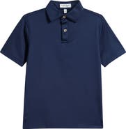 Peter Millar Kids' Solid Performance Jersey Polo