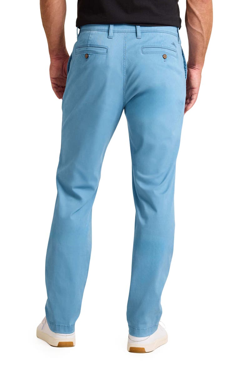 Boracay® Island Flat Front Stretch Chinos, Alternate, color, DARK AZZURRO