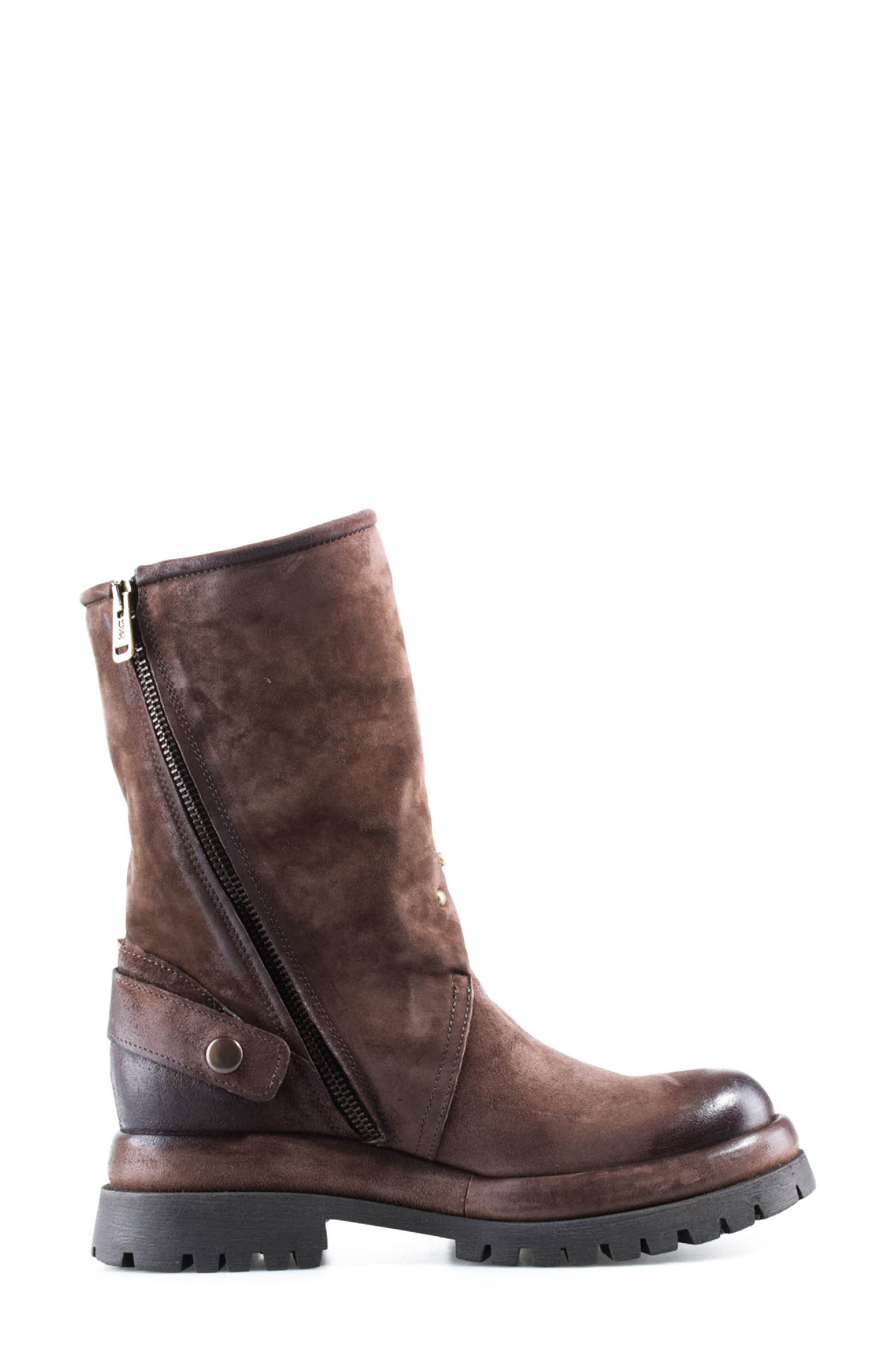 Dilan Leather Boot, Alternate, color, BROWN