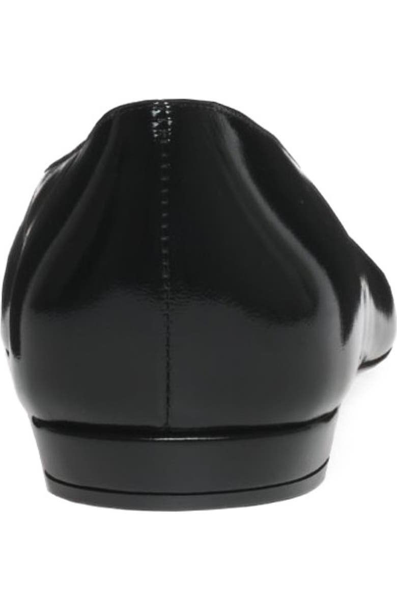 Gianvito Rossi Amelia Flat, Alternate, color, Black Nappa