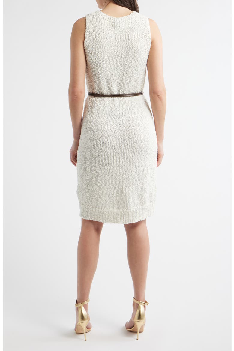 Bouclé Knit Sheath Dress, Alternate, color, CREAM