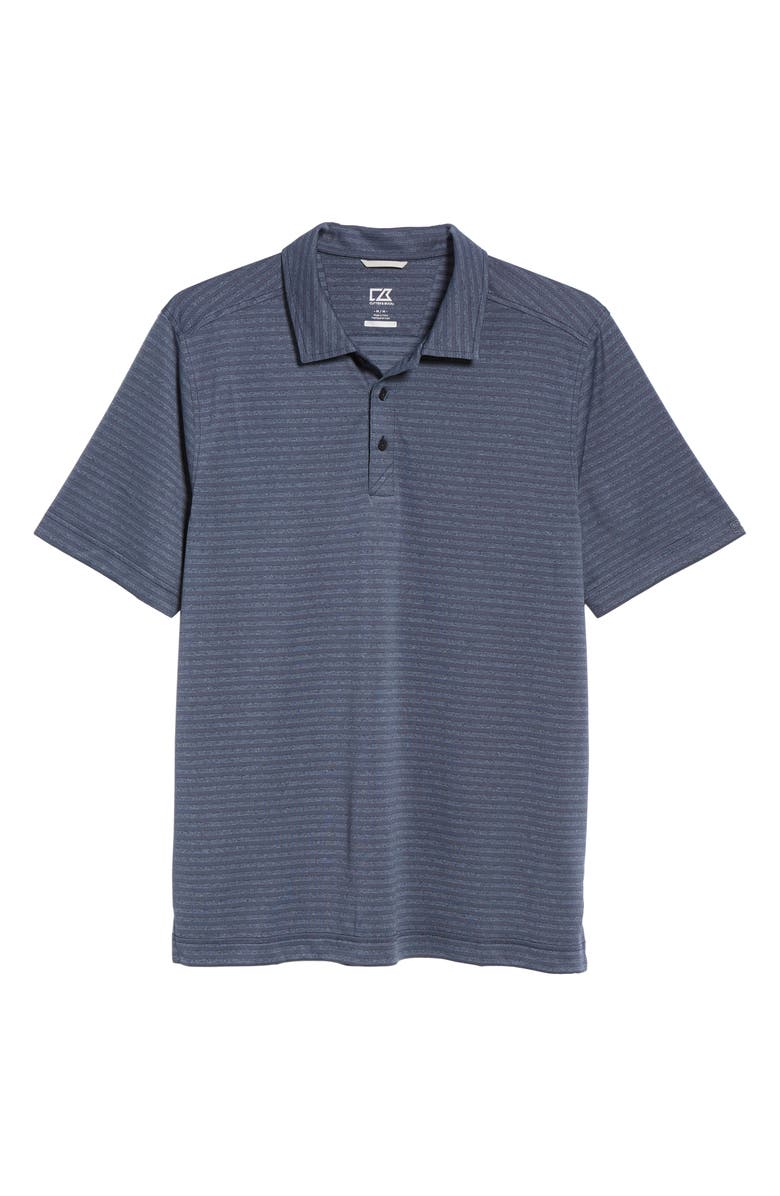 Cutter & Buck Cascade Melange Striped Polo, Alternate, color, 