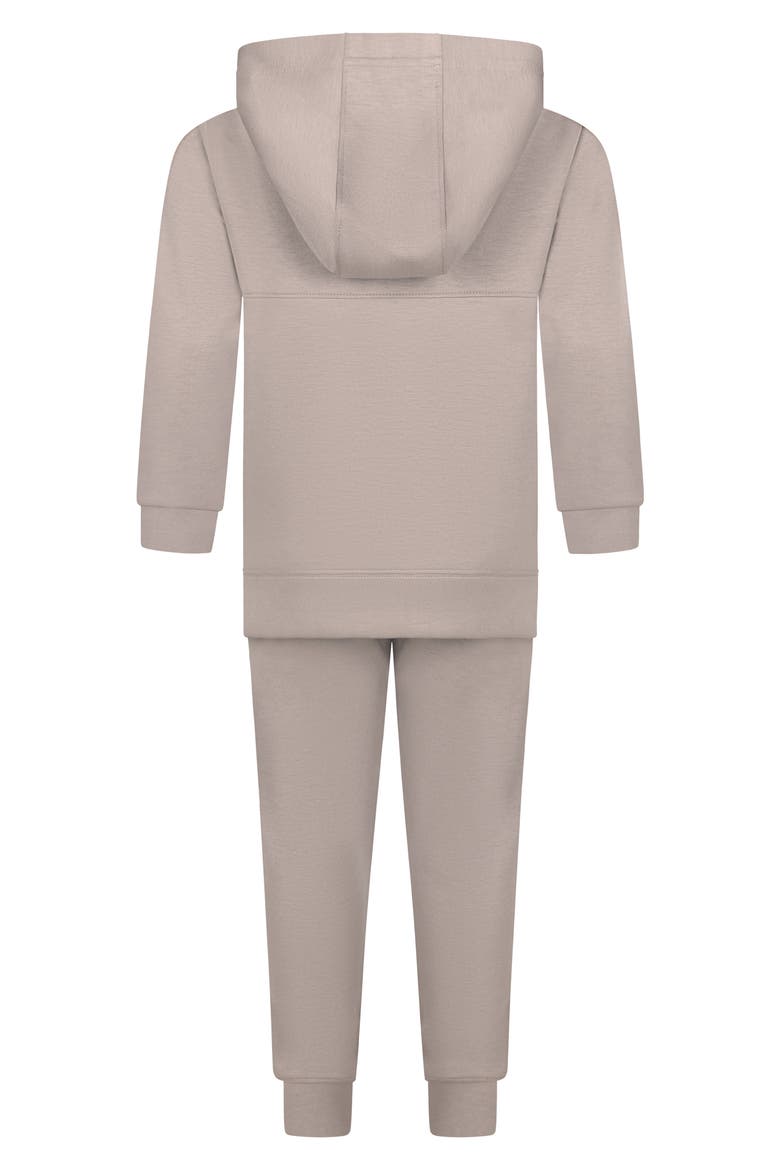 Kids' Defy Scuba Knit Hoodie, T-Shirt & Joggers Set, Alternate, color, SATELLITE/WHITE DOVE