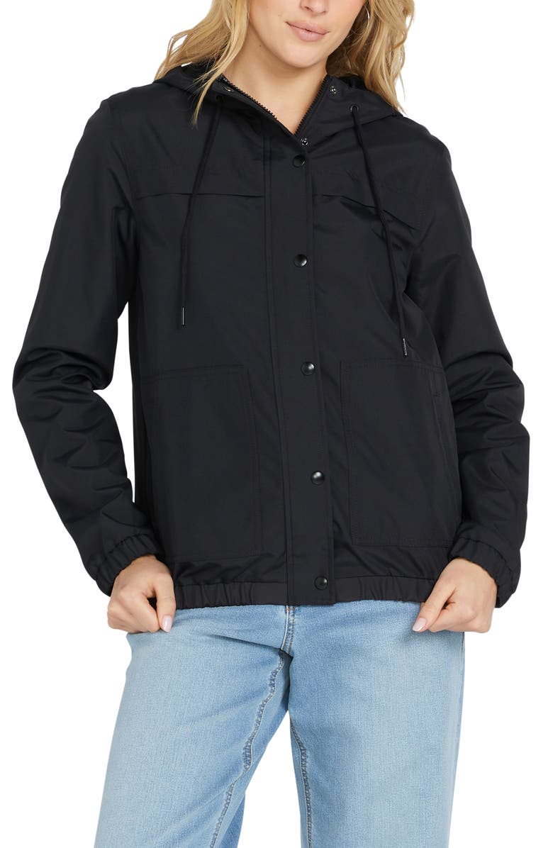 Volcom Enemy Stone Hooded Windbreaker Jacket, Main, color,
