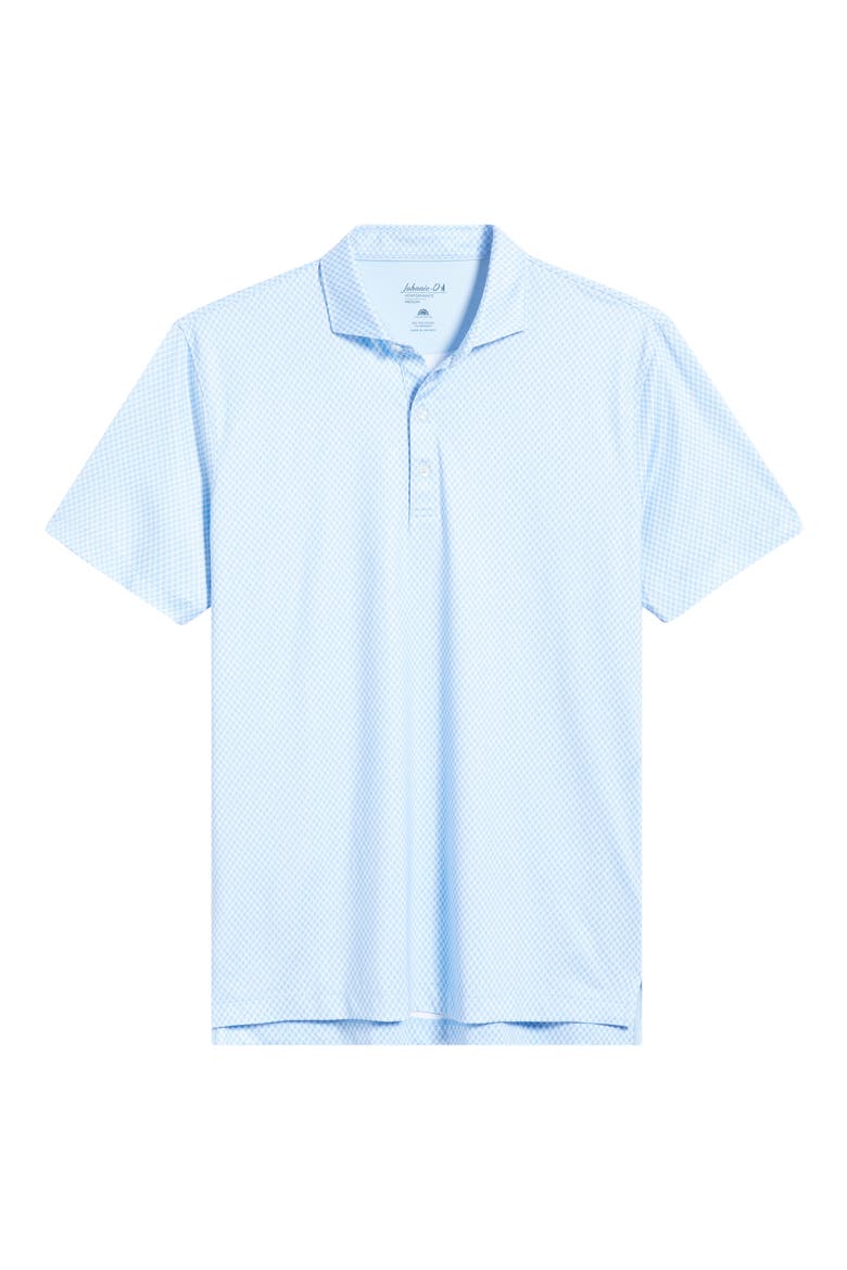 Connors Geo Print Performance Jersey Polo, Alternate, color, KONA