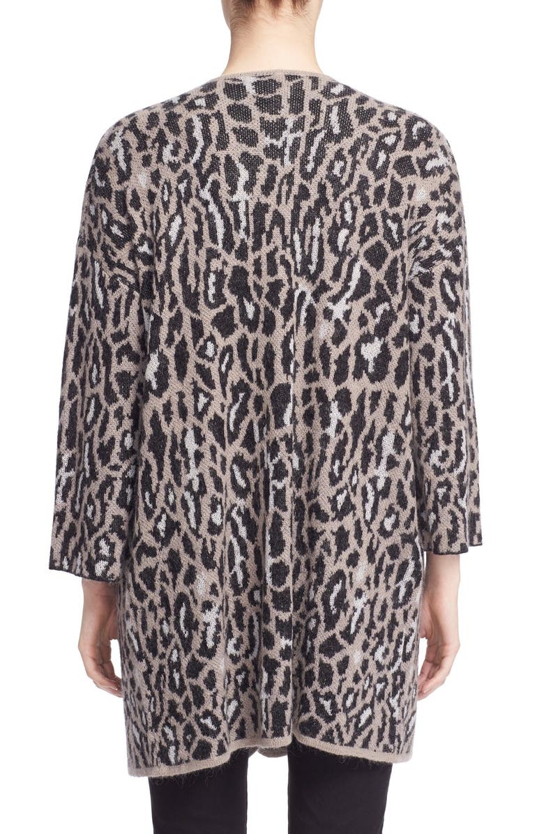 Joie 'Berit' Print Open Front Wool Blend Cardigan, Alternate, color, 