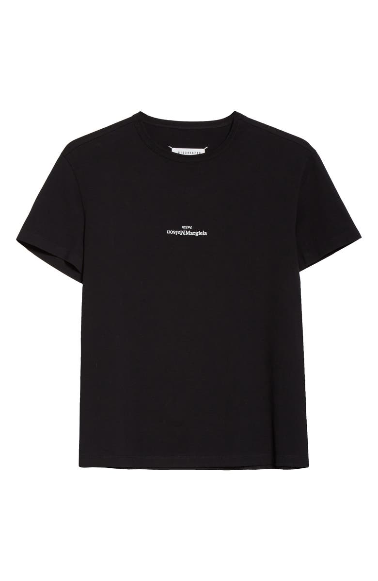 Maison Margiela Crewneck T-Shirt, Alternate, color, Black