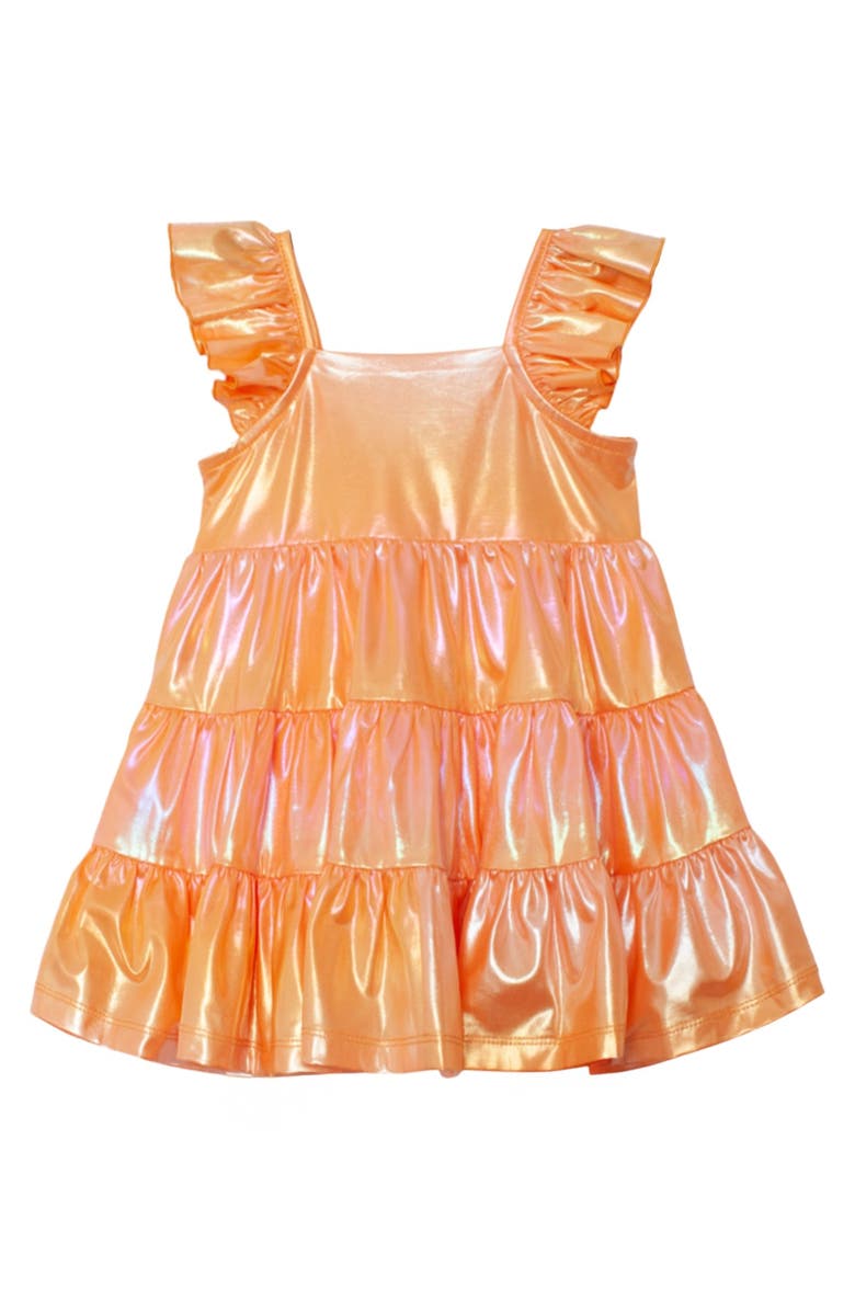 Isobella & Chloe Papaya Paradise Sleeveless Dress, Main, color, Orange