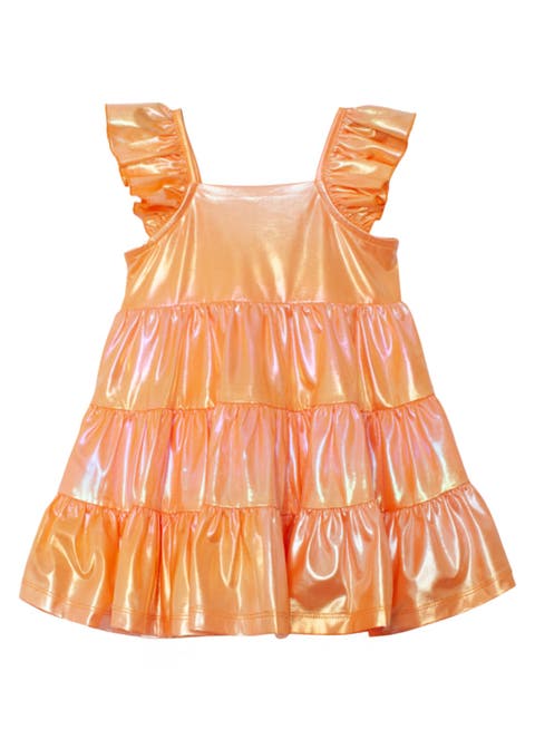 Papaya Paradise Sleeveless Dress (Toddler, Little Kid & Big Kid)