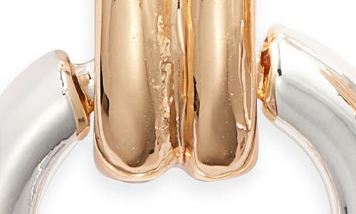 Open Edit 2 Pairs Of Hoop Earrings In Gold