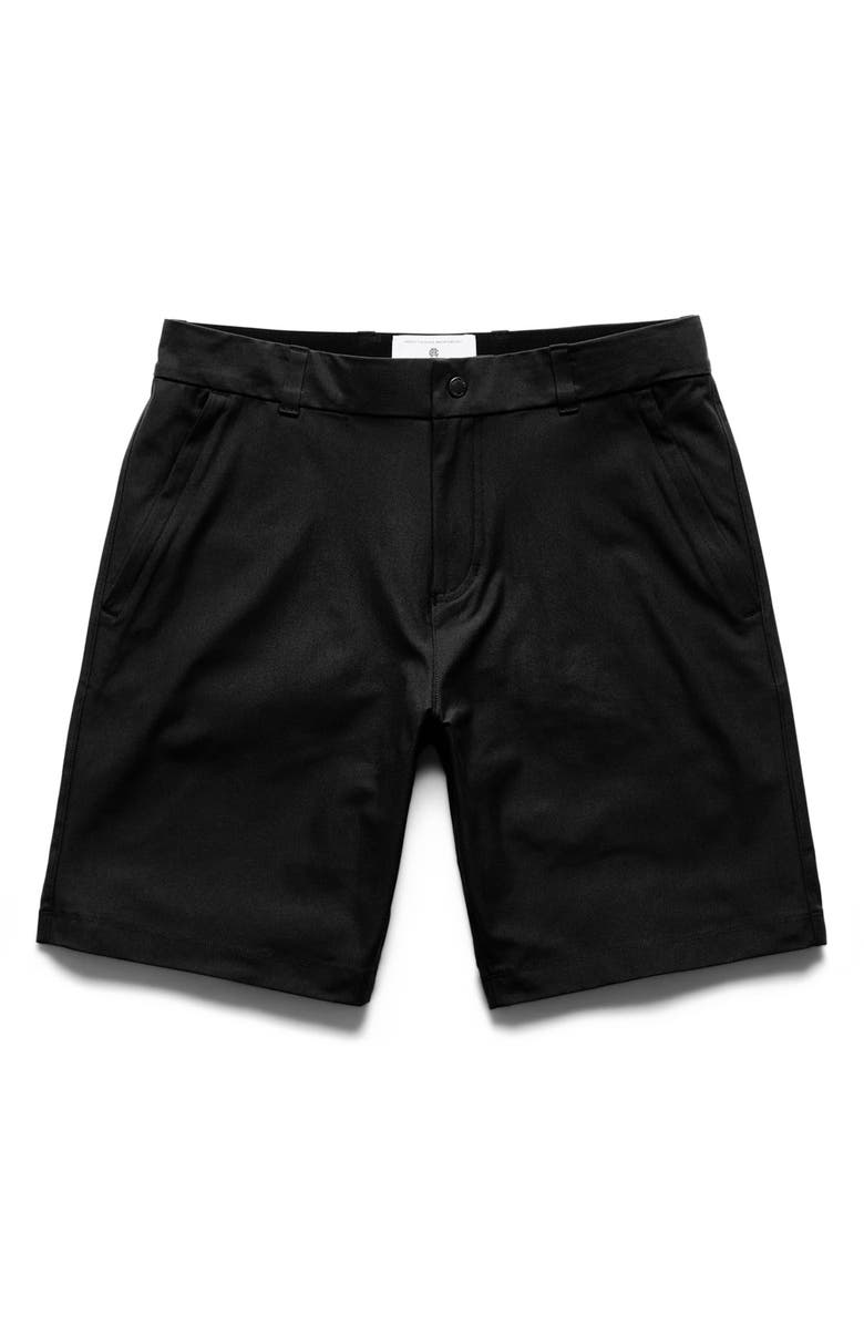 Reigning Champ Stretch Warp Knit Standard Coach's 9-Inch Shorts, Alternate, color,