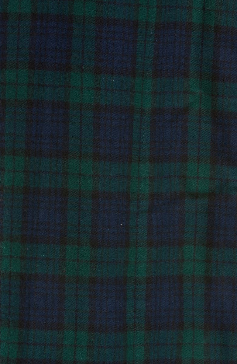 L.L.Bean Scotch Plaid Flannel Robe, Alternate, color, 