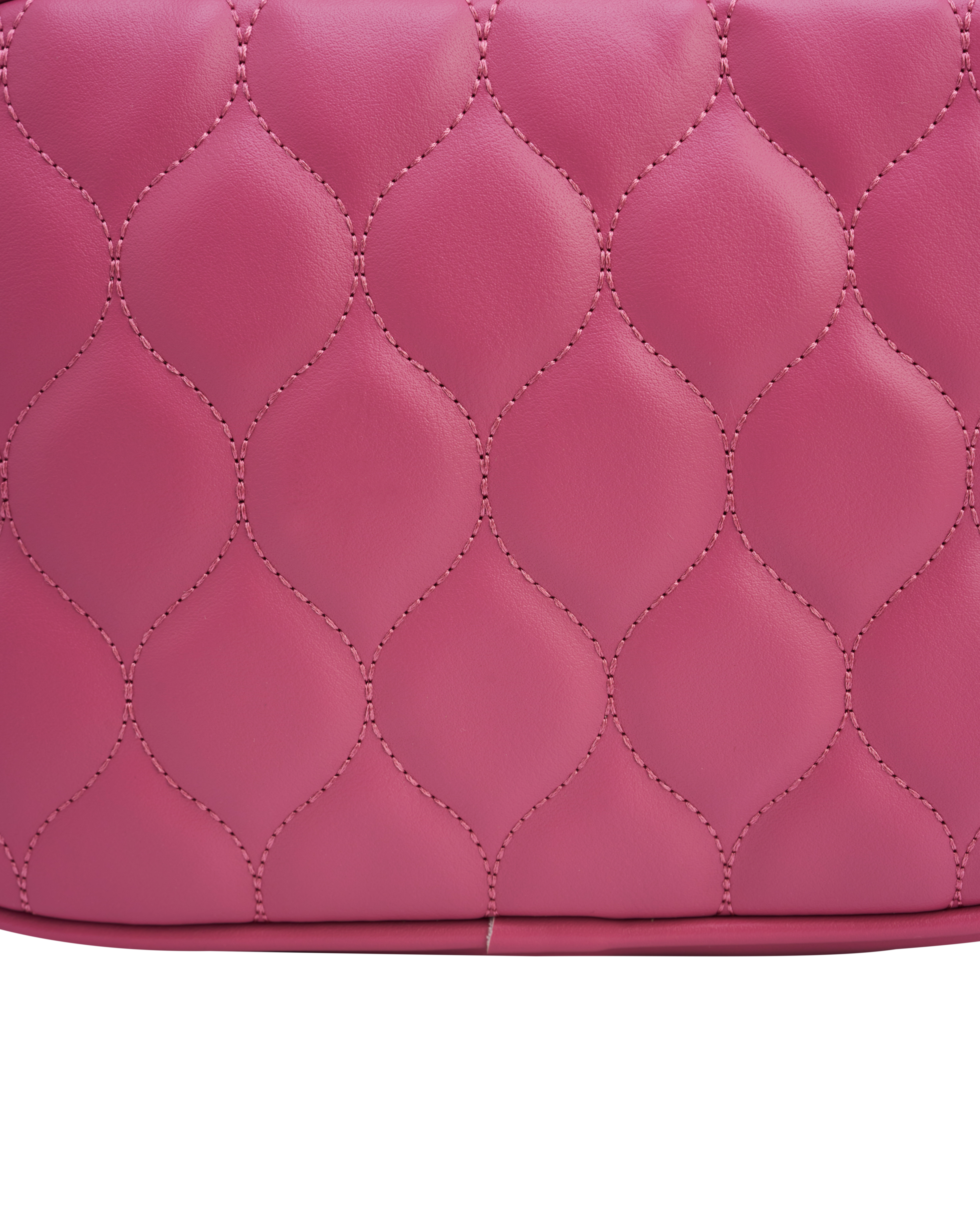 Fable England Alice Quilted Camera Purse, Alternate, color, Rose Pink