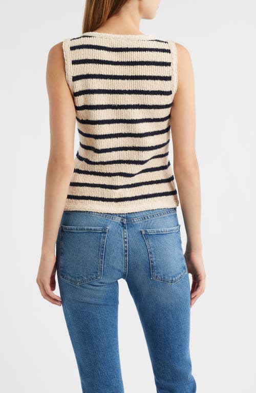 Rails Sade Striped Sleeveless Sweater In Multi