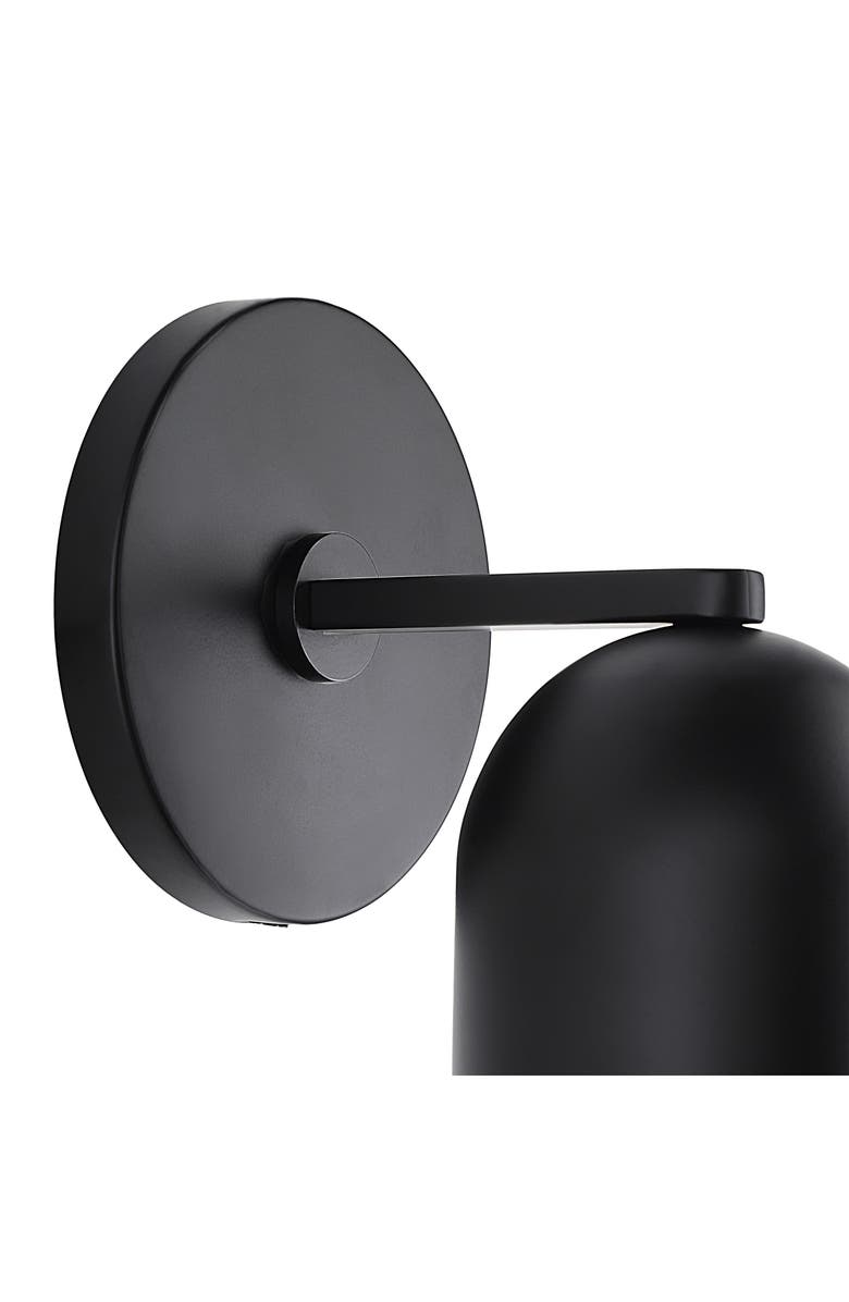 Renwil Valonia Metal Wall Sconce, Alternate, color, Black
