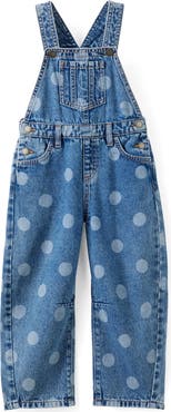 Cotton On Kids Kid's Barrel Leg Denim Overall