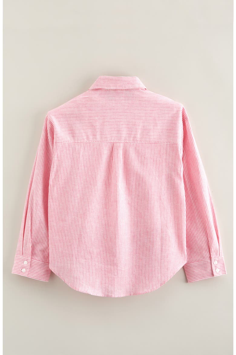 Kids' Stripe Button-Up & Tank Set, Alternate, color, PINK BOSS NOVA STRIPE