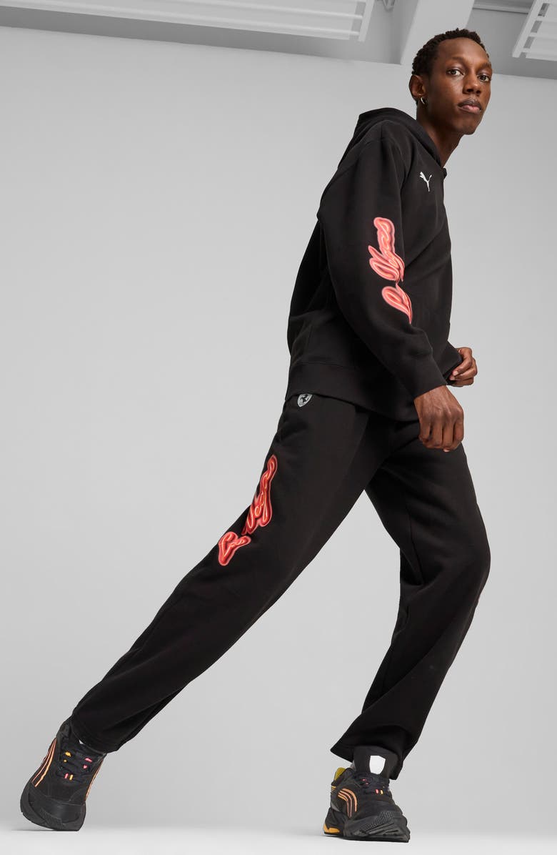 PUMA x Ferarri Race Neon Energy Cotton Blend Hoodie, Alternate, color,