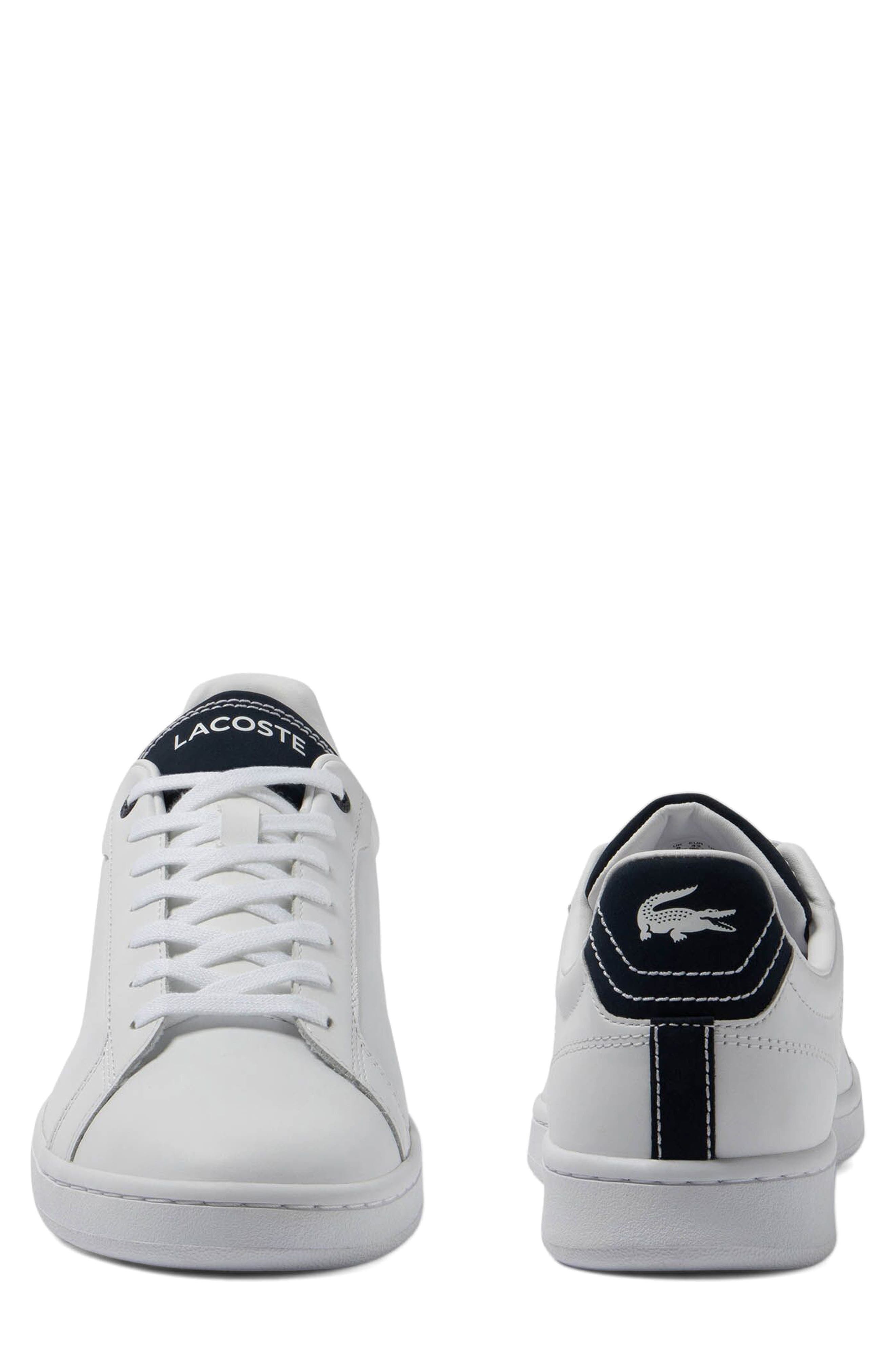 Lacoste Carnaby Pro Sneaker, Alternate, color, White/ Navy