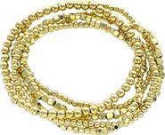 Panacea Set of 5 Beaded Stretch Bracelets