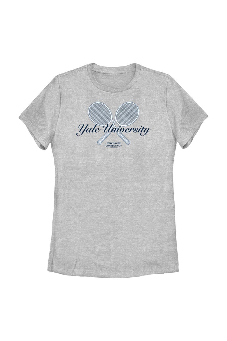 Women's Yale University New Haven University Racket  Graphic T-Shirt, Main, color, Athletic Heather