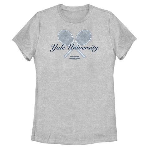 Women's Yale University New Haven University Racket  Graphic T-Shirt