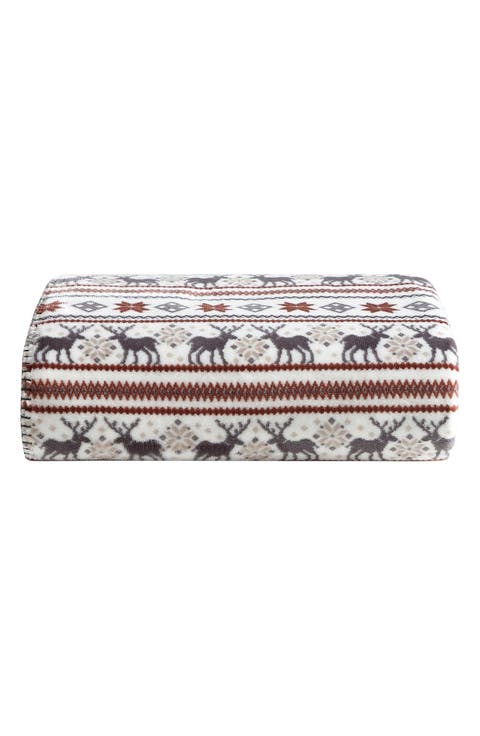 Flying Fish Reversible Flannel Blanket