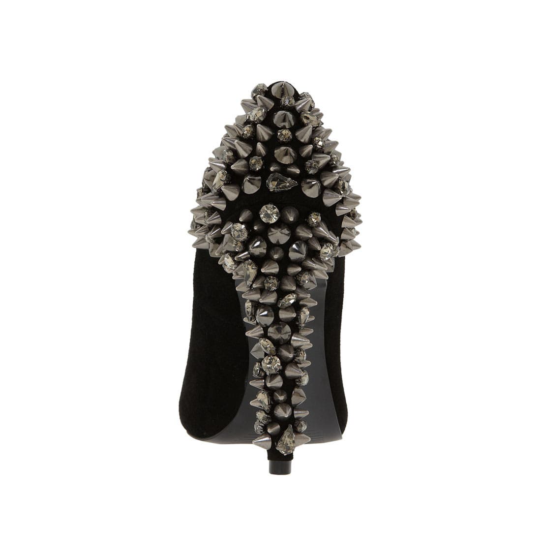 'Lorissa' Pump, Alternate, color, BLACK SUEDE