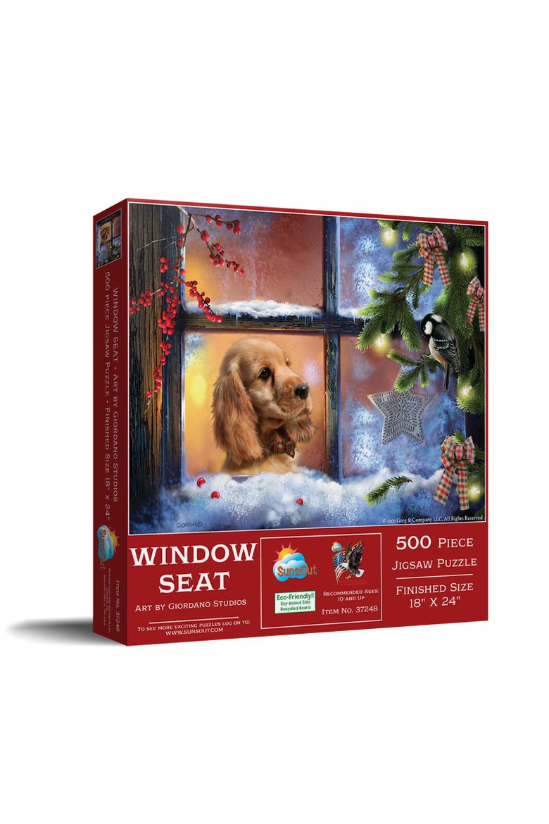 Window Seat 500 piece Jigsaw Puzzle for Adults, Main, color, Multicolor