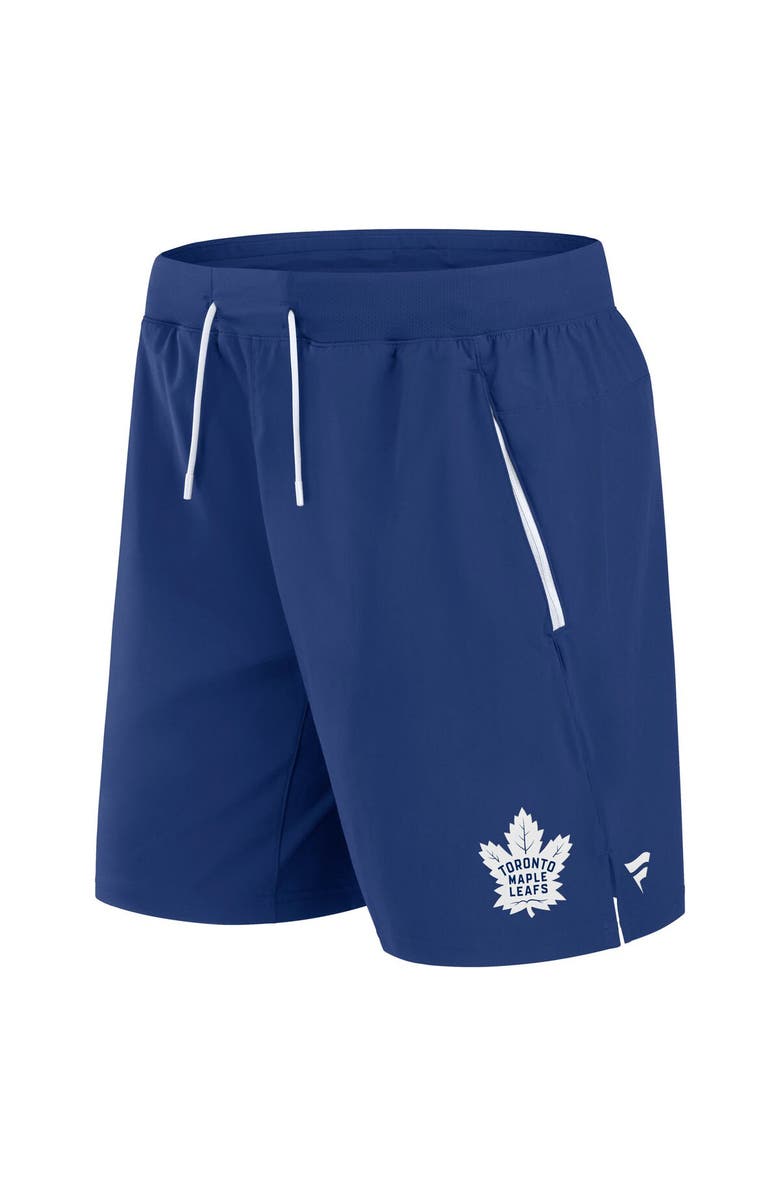 FANATICS Men's Fanatics Blue Toronto Maple Leafs Authentic Pro Rink Performance Shorts, Alternate, color, Blue