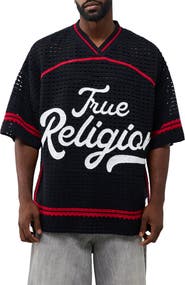 True Religion Crochet Football Jersey