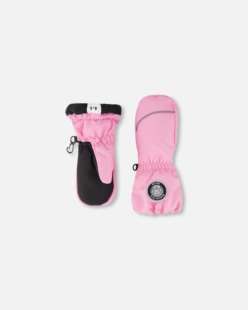 Deux Par Deux Kids'  Girl Winter Mittens Play In Pink