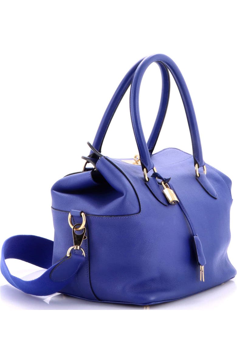 Pre-Owned Hermes Toolbox Bag Evercolor 26, Alternate, color, Bleu Electrique