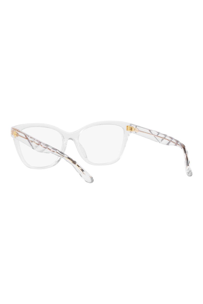 53mm Rectangular Optical Glasses, Alternate, color, CLEAR