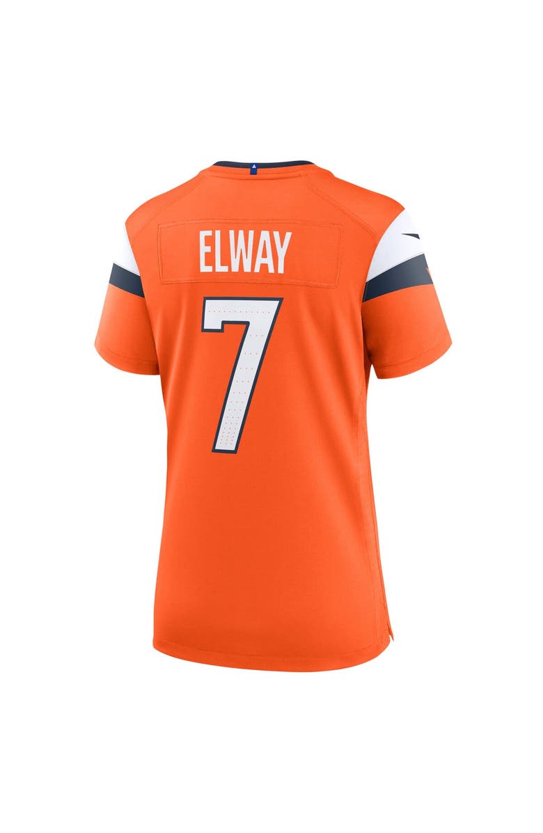 Nike Women's Nike John Elway Orange Denver Broncos Mile High Collection Retired Player Game Jersey, Alternate, color, Orange