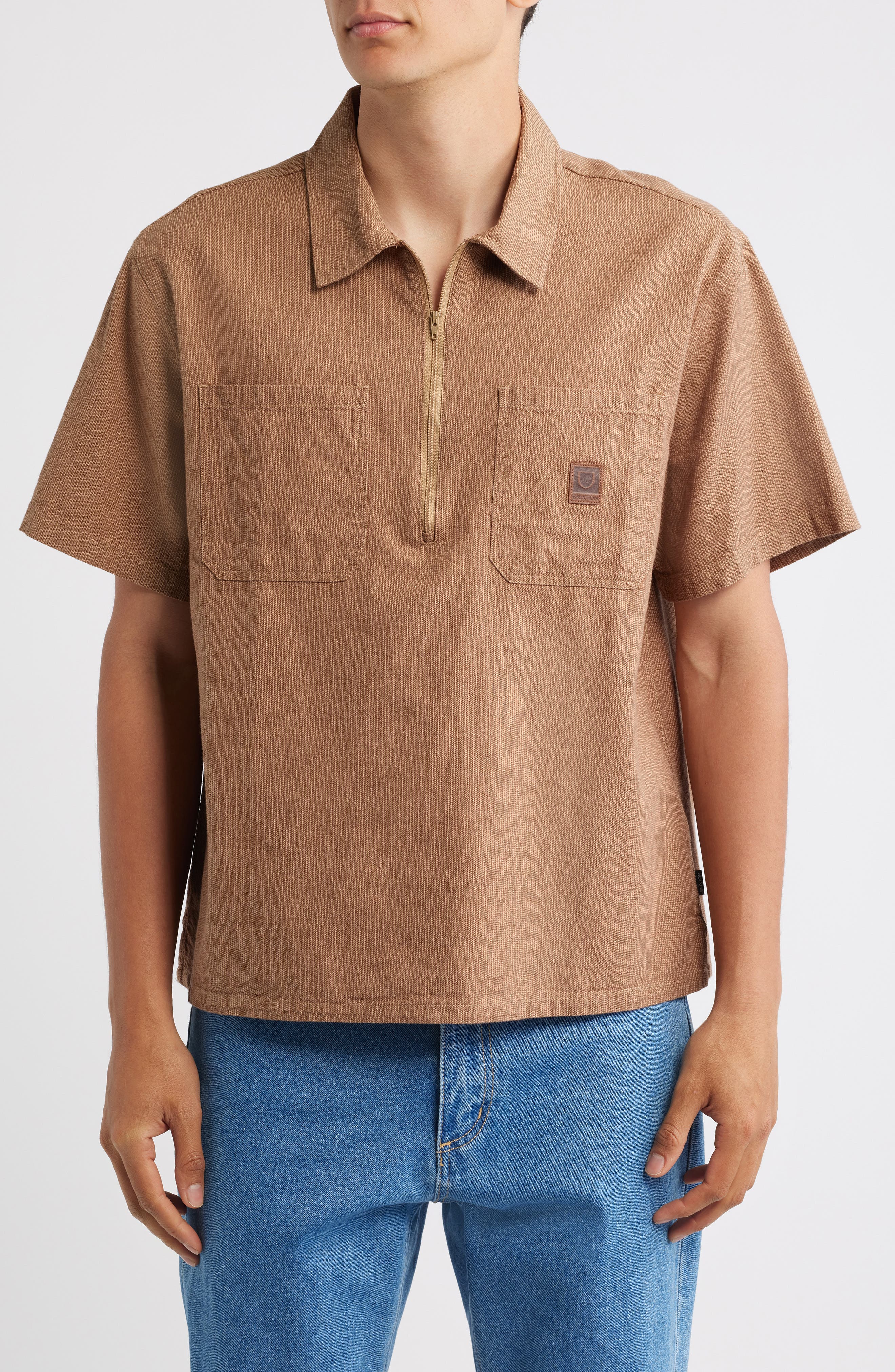 selected BROWN/ TAN STRIPE