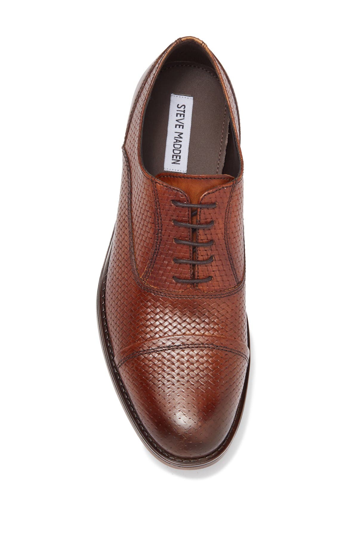 Steve Madden Nilly Embossed Leather Cap Toe Oxford, Alternate, color, 