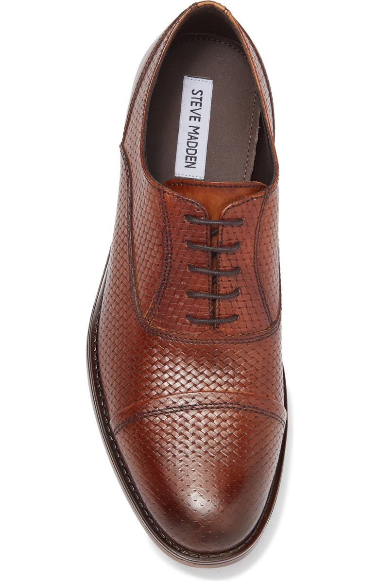 Steve Madden Nilly Embossed Leather Cap Toe Oxford, Alternate, color,