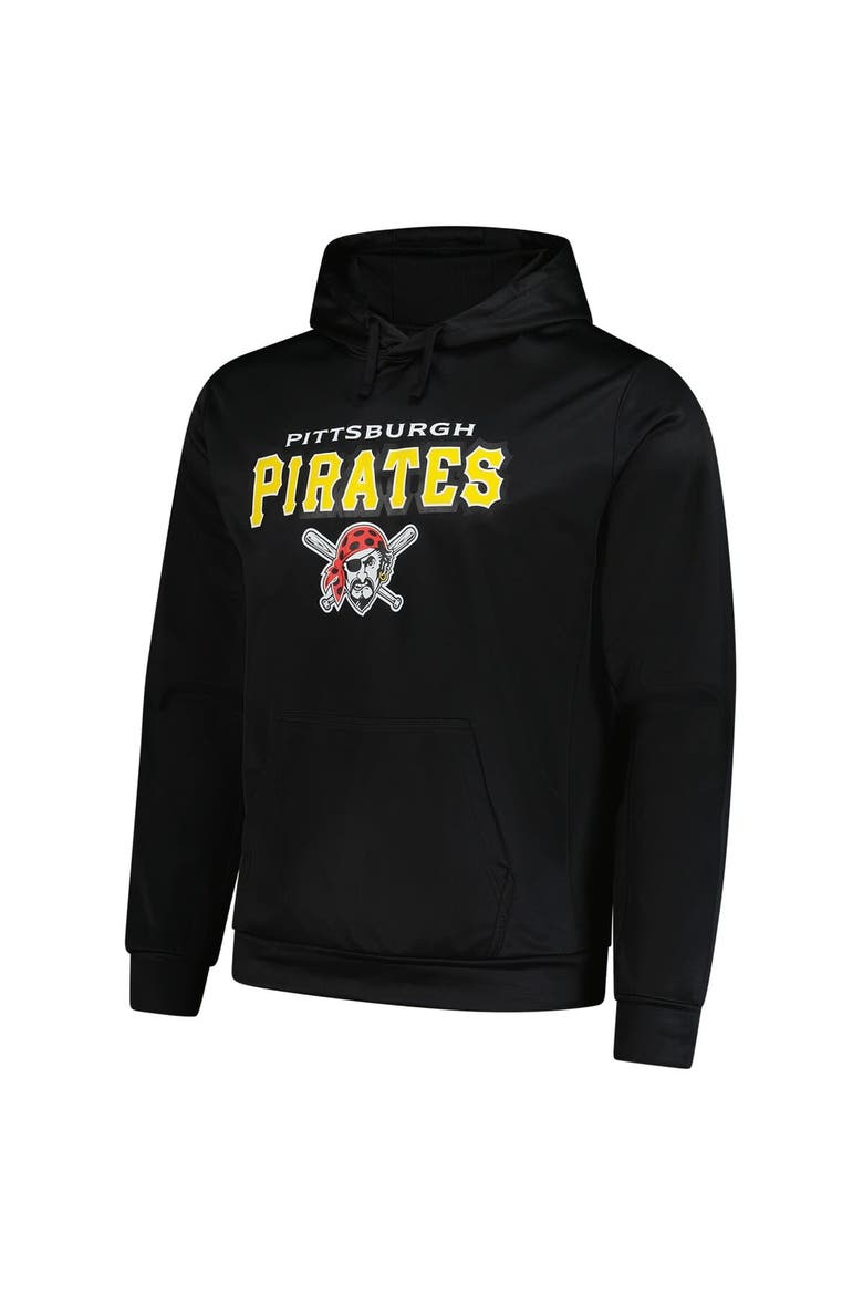 Men's Dunbrooke Black Pittsburgh Pirates Champion Pullover Hoodie, Alternate, color, Black
