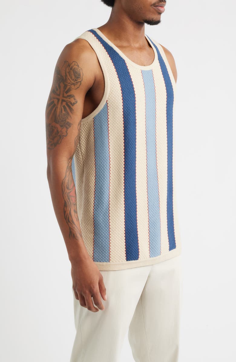 MAVRANS Strike a Match Stripe Knit Tank, Alternate, color, 