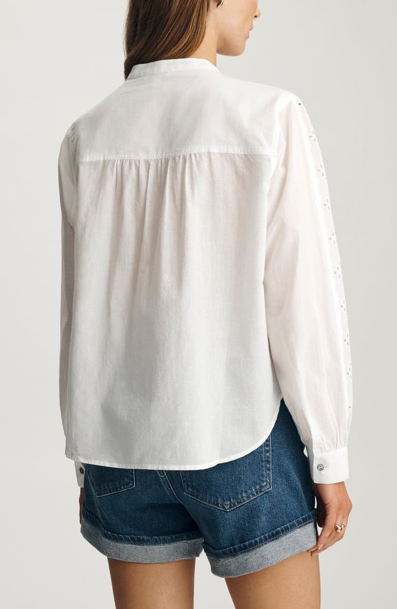 Mavi Jeans Pintuck & Eyelet Shirt, Alternate, color,