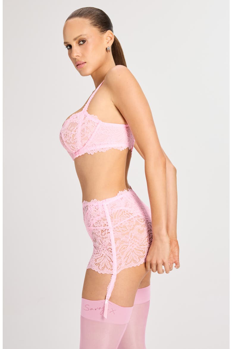 Romantic Corded Lace Garter Skirt, Alternate, color, PERKY PINK