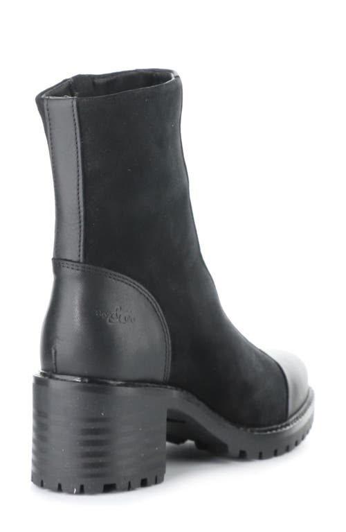 Bos. & Co. Ingrid Waterproof Bootie In Black