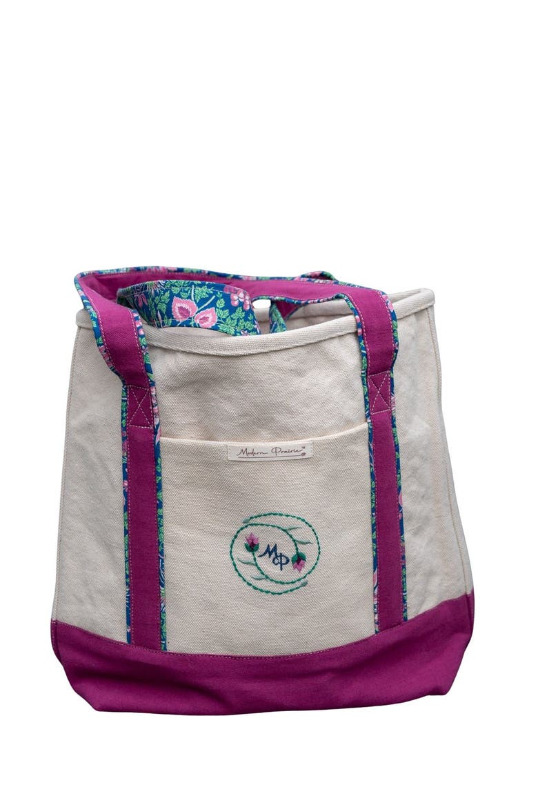 Prairie Essentials Tote Bag in Berry, Main, color, Berry