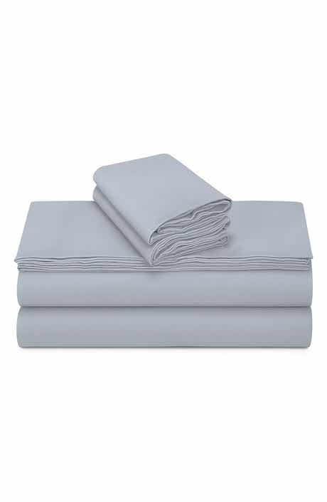 AZORES HOME Solid Cotton Flannel Sheet Set
