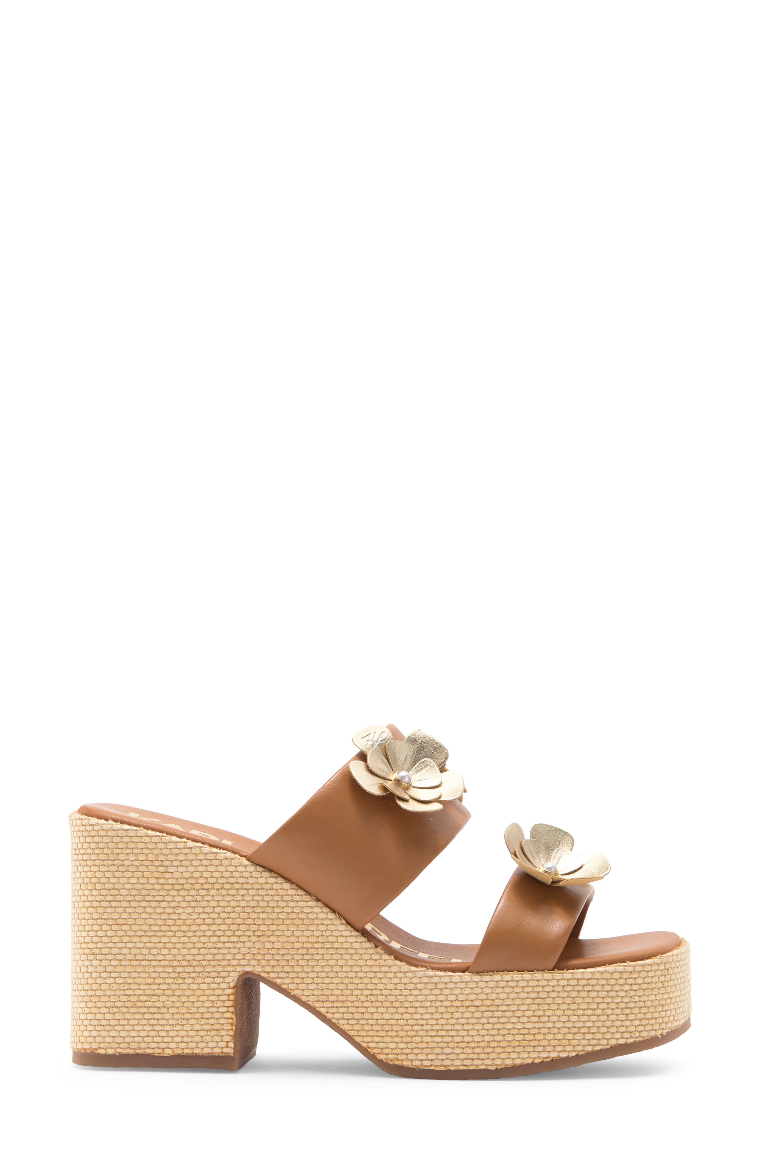 KARL LAGERFELD PARIS Moracco Double Band Sandal, Alternate, color, Tan